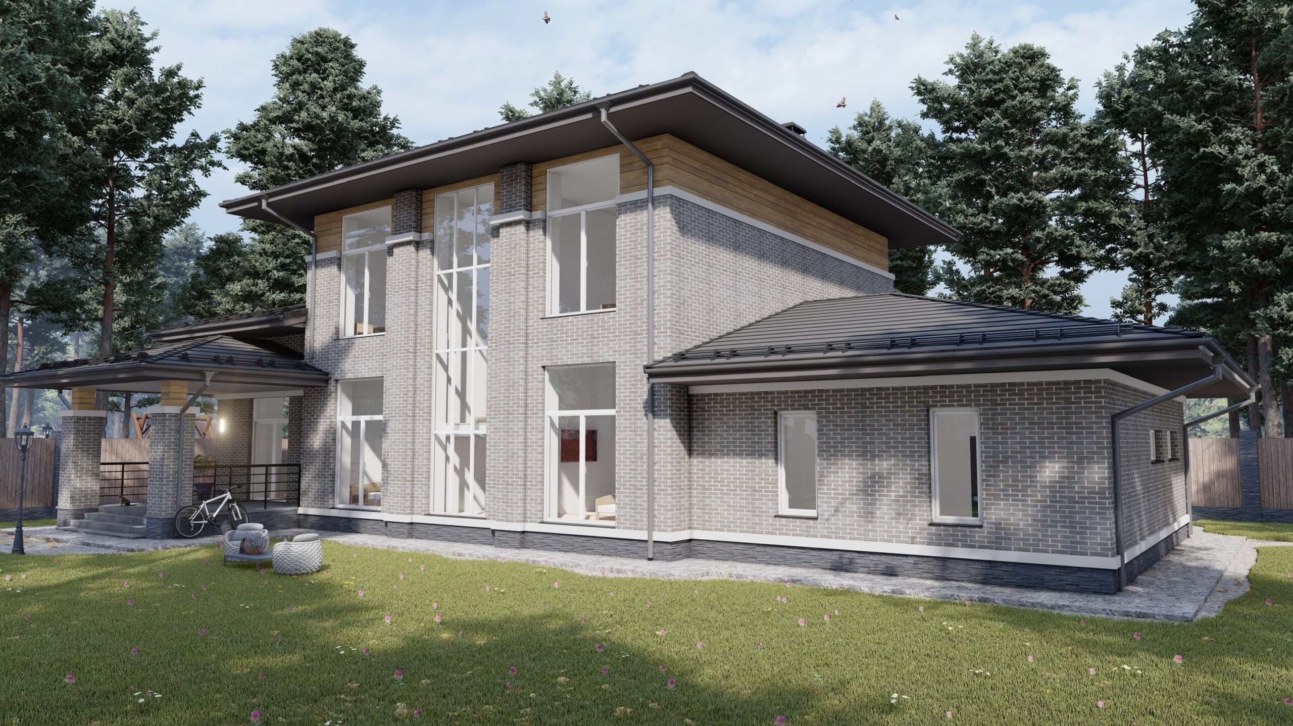 Двухэтажный дом