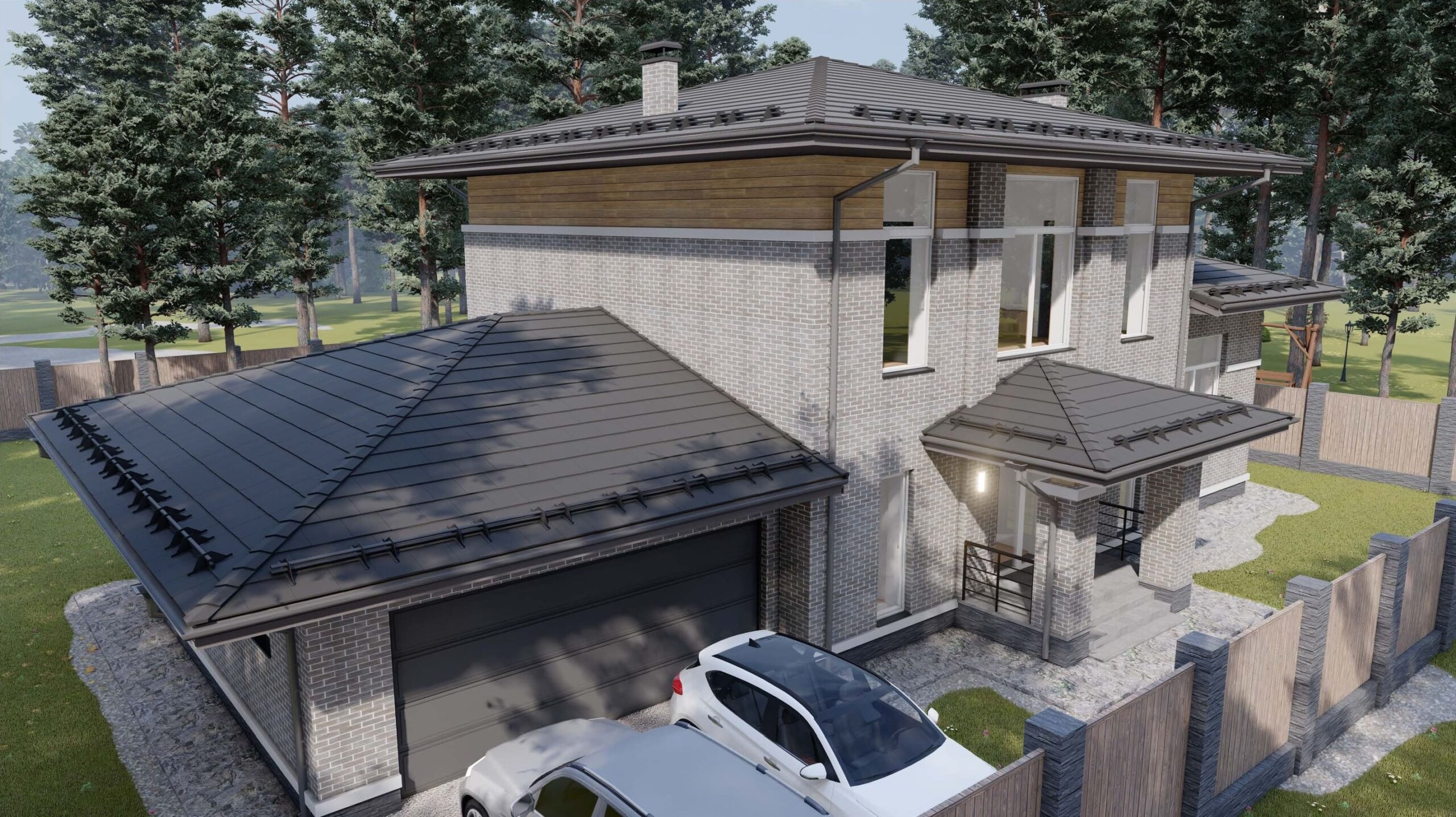 Двухэтажный дом