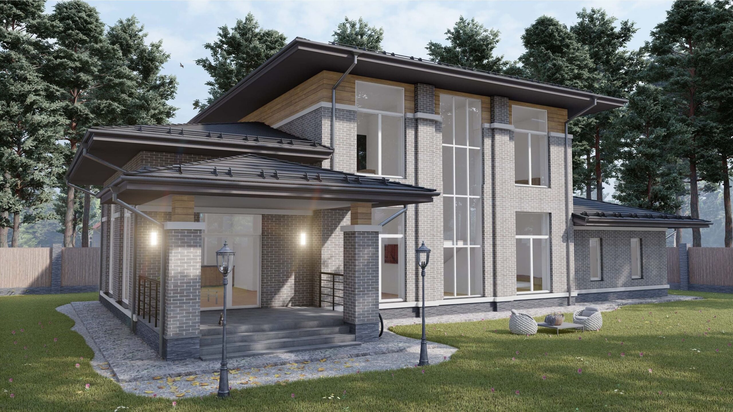 Двухэтажный дом