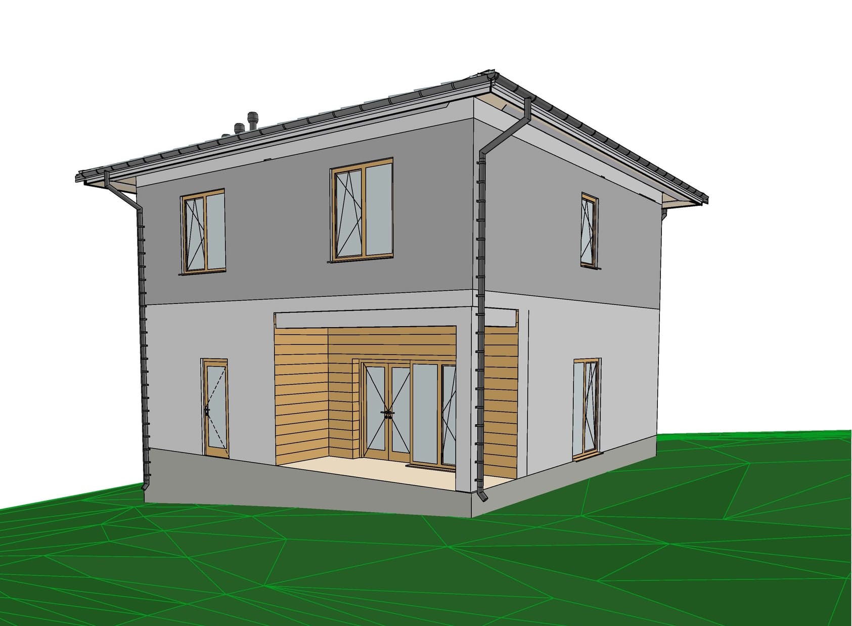 Двухэтажный дом