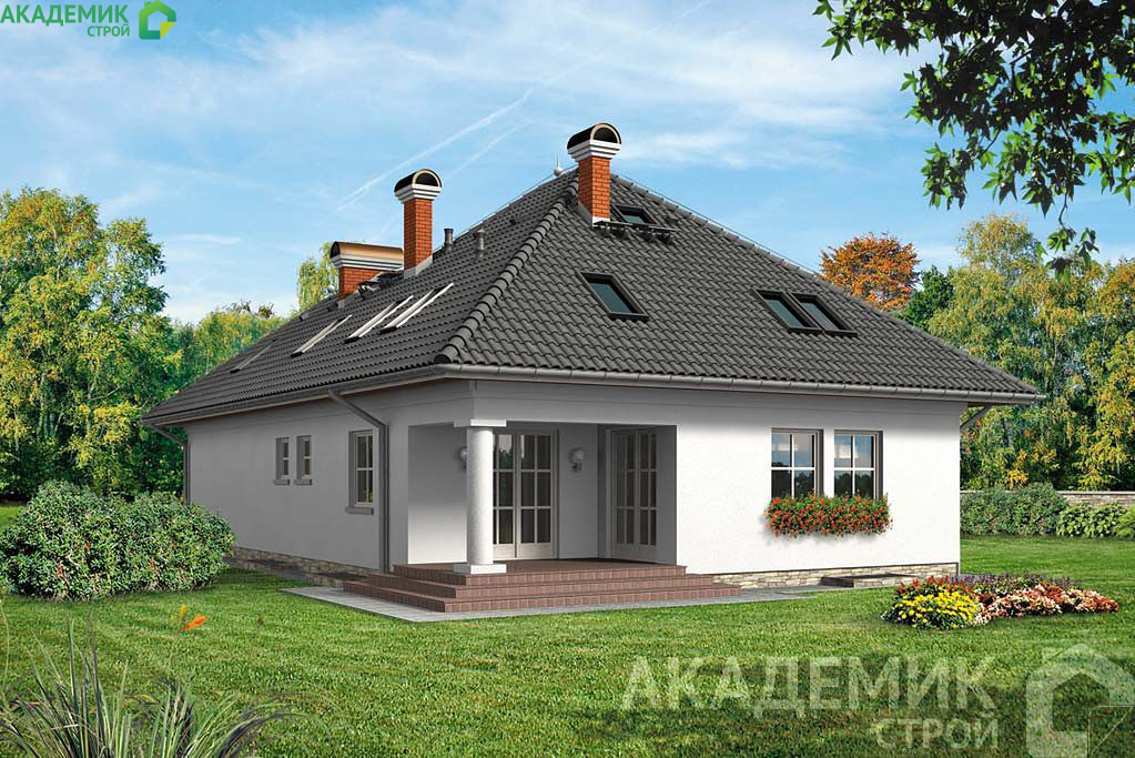 Двухэтажный дом 12х18 - 275.75 м2 — вид 2