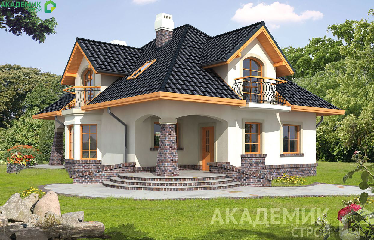 Дома в . Автор – Pracownia Projektowa ARCHIPELAG