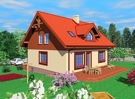 Двухэтажный дом 11х8 - 148.44 м2 — вид 2