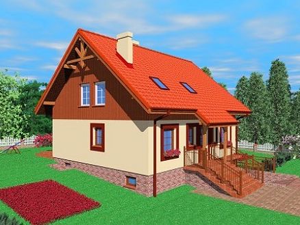 Двухэтажный дом 11х8 - 148.44 м2 — вид 1