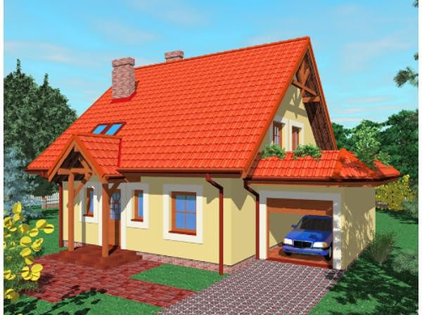 Двухэтажный дом 11х10 - 154.1 м2 — вид 1