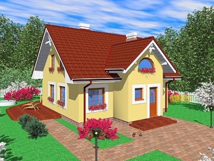 Двухэтажный дом 10х11 - 127.4 м2 — вид 2