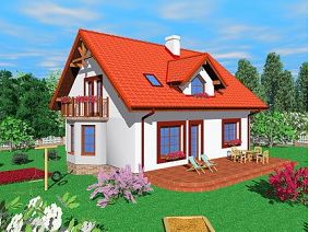 Двухэтажный дом 12х10 - 146.57 м2 — вид 2