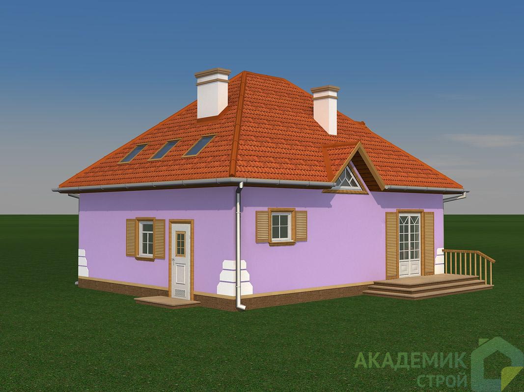 Двухэтажный дом 12х9 - 148.53 м2 — вид 2