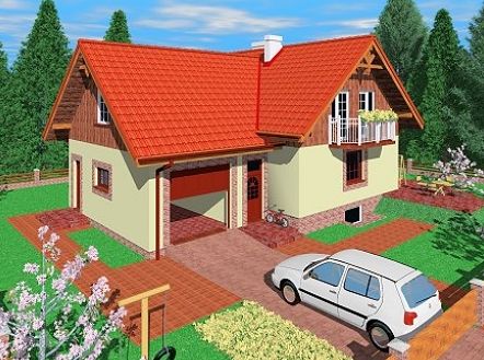Двухэтажный дом 14х9 - 166.99 м2 — вид 2