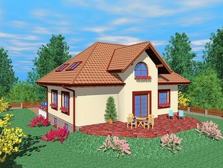 Двухэтажный дом 11х9 - 144.86 м2 — вид 1