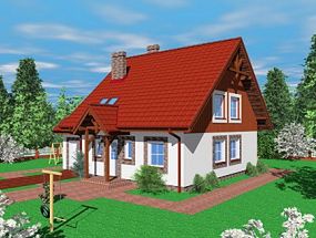 Двухэтажный дом 12х10 - 148.77 м2 — вид 2