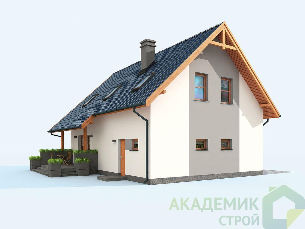 Двухэтажный дом 9х12 - 146.26 м2 — вид 2