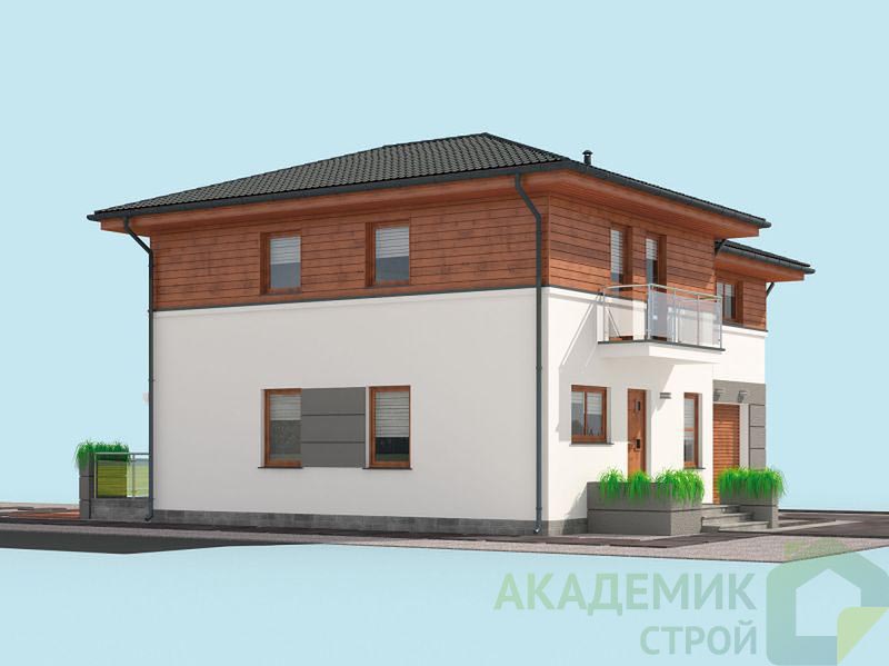 Двухэтажный дом 9х12 - 165.96 м2 — вид 3