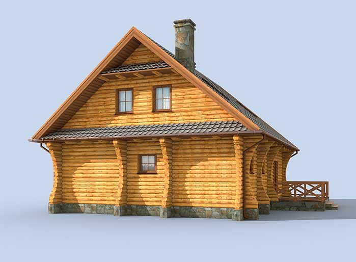 Двухэтажный дом 10х12 - 132.16 м2 — вид 2