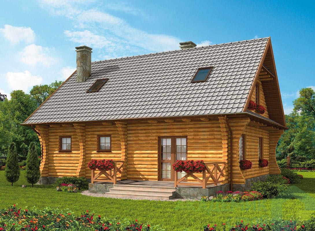 Двухэтажный дом 10х12 - 132.16 м2 — вид 3