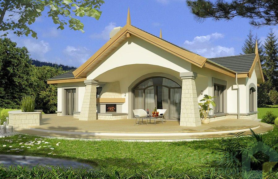 Двухэтажный дом 16х12 - 185.3 м2