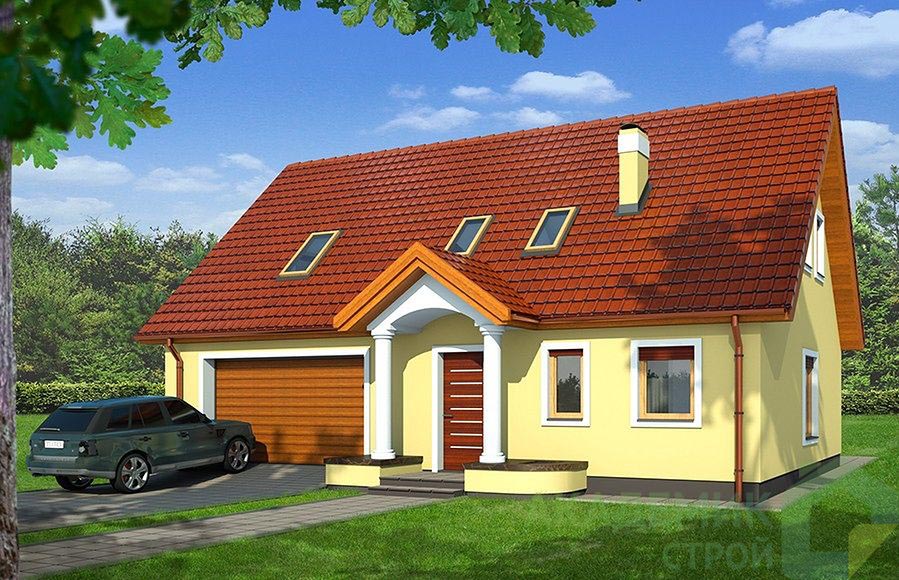 Двухэтажный дом 12х9 - 158.7 м2