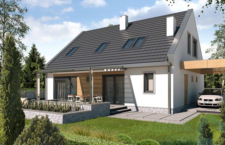 Двухэтажный дом 12х9 - 149.8 м2