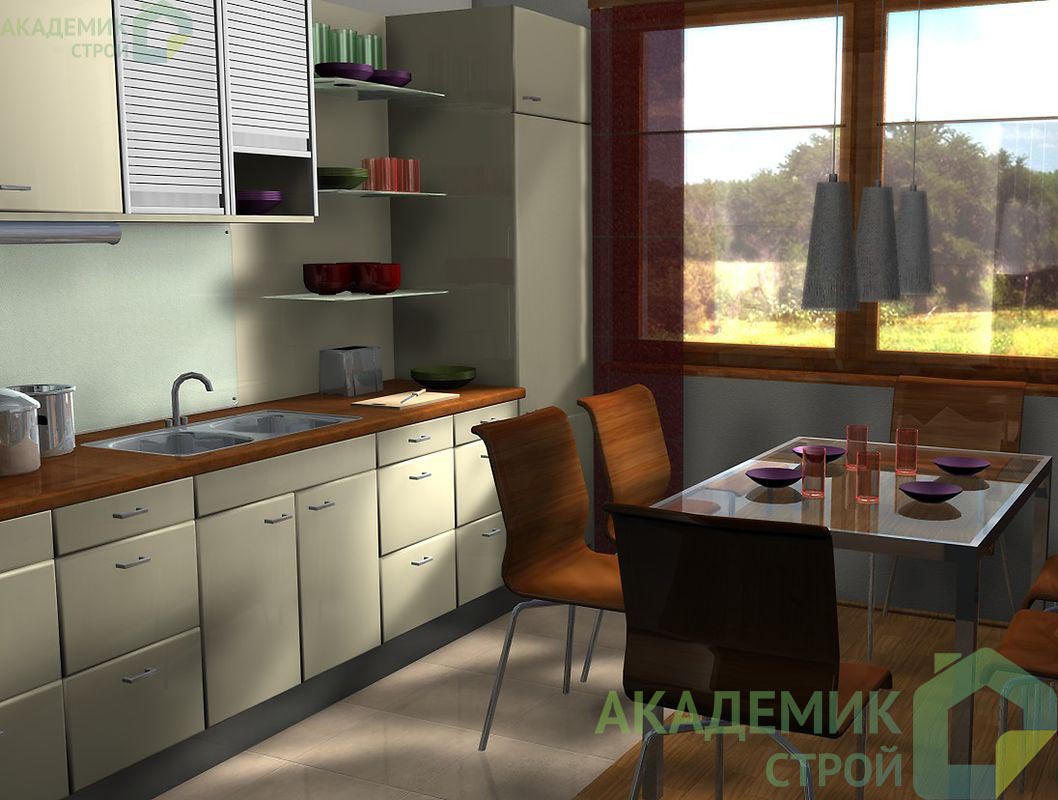 Двухэтажный дом 14х9 - 148.39 м2 — вид 3