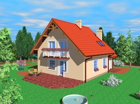 Двухэтажный дом 12х9 - 160.25 м2 — вид 1