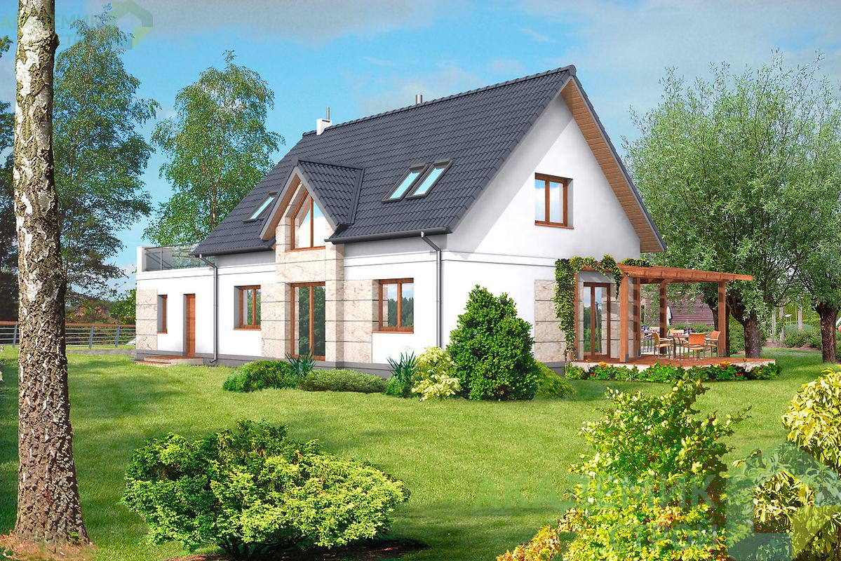 Двухэтажный дом 10х20 - 166.16 м2