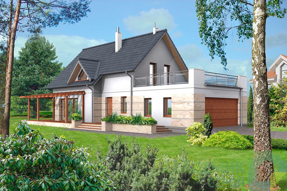 Двухэтажный дом 10х20 - 166.16 м2