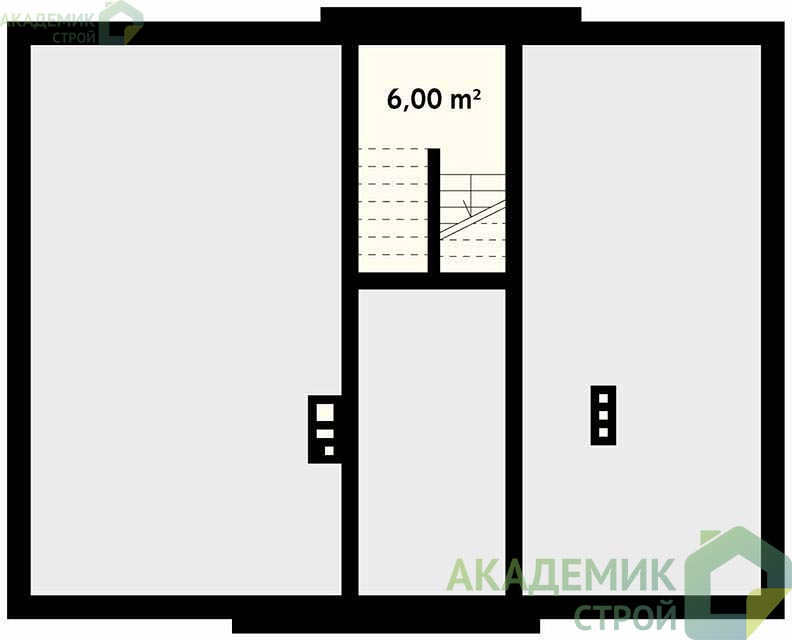 Двухэтажный дом 13х12 - 148.82 м2 — вид 3