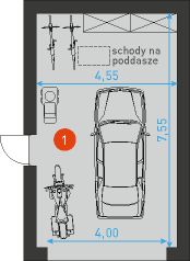 Одноэтажный гараж — вид 2