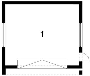 Одноэтажный гараж — вид 2