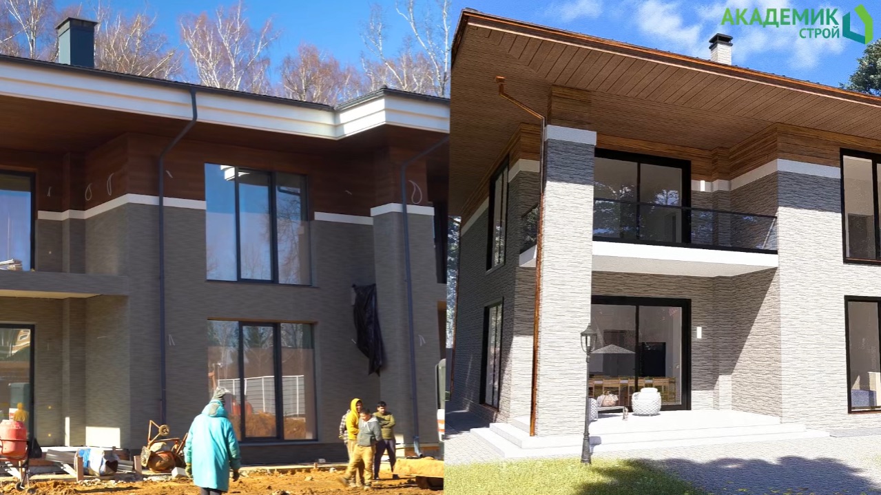 Выездной показ завершённого дома!