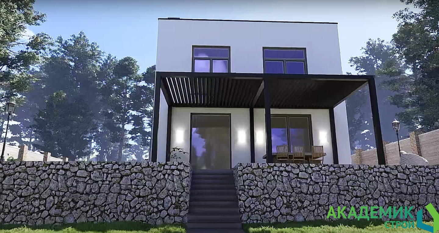 🏡 Современный двухэтажный дом — 328 м²