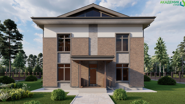 🏠 Проект двухэтажного индивидуального жилого дома с мансардой общей площадью 353,37 м² в п. Запрудня, Талдомский район, Московская область