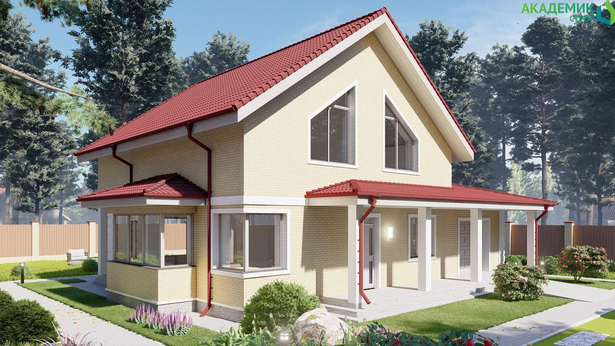 🏠 Проект двухэтажного индивидуального жилого дома площадью 243,99 м² в д. Любильцево, Ростовский район, Ярославская область