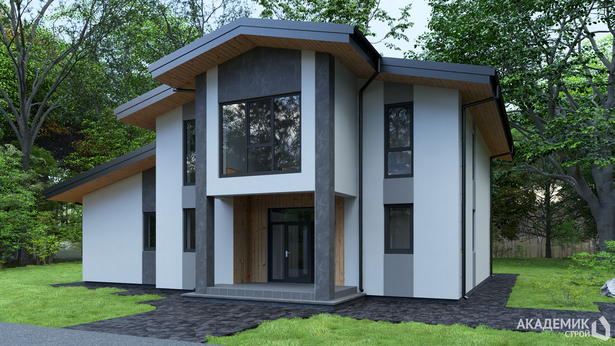 🏠 Проект одноэтажного дома с мансардой площадью 195,72 м² в д. Новинки-Бегичево, Серпуховский район, Московская область