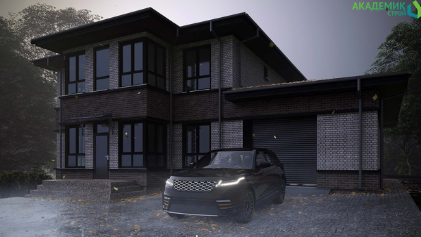 🏠 Проект двухэтажного индивидуального жилого дома площадью 367,01 м² в д. Степаньково, Пушкинский район, Московская область