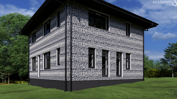 🏠 Проект одноэтажного дома с мансардой площадью 217,70 м² в д. Большая Городня, Серпухов