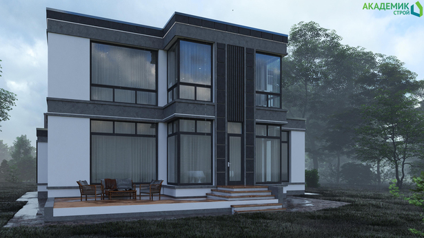 🏠 Проект одноэтажного дома с мансардой площадью 223,3 м² в д. Хрипань, Раменский округ