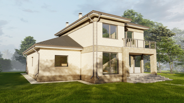 🏠 Проект двухэтажного дома общей площадью 228,51 м² в д. Хлопенино, Московская область