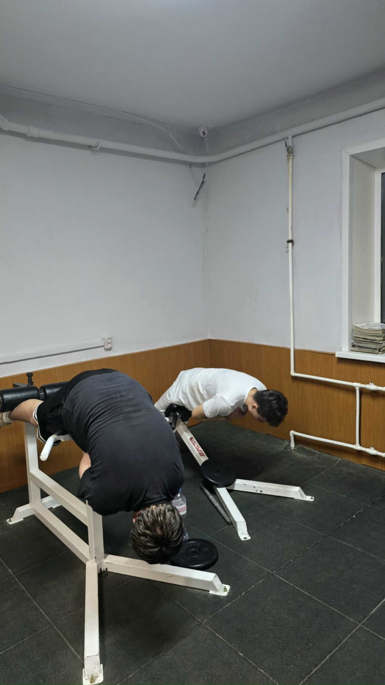 Тренировка по пауэрлифтингу
