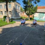 Спортивные эстафеты в детском саду №8, посвящённые Дню физкультурника