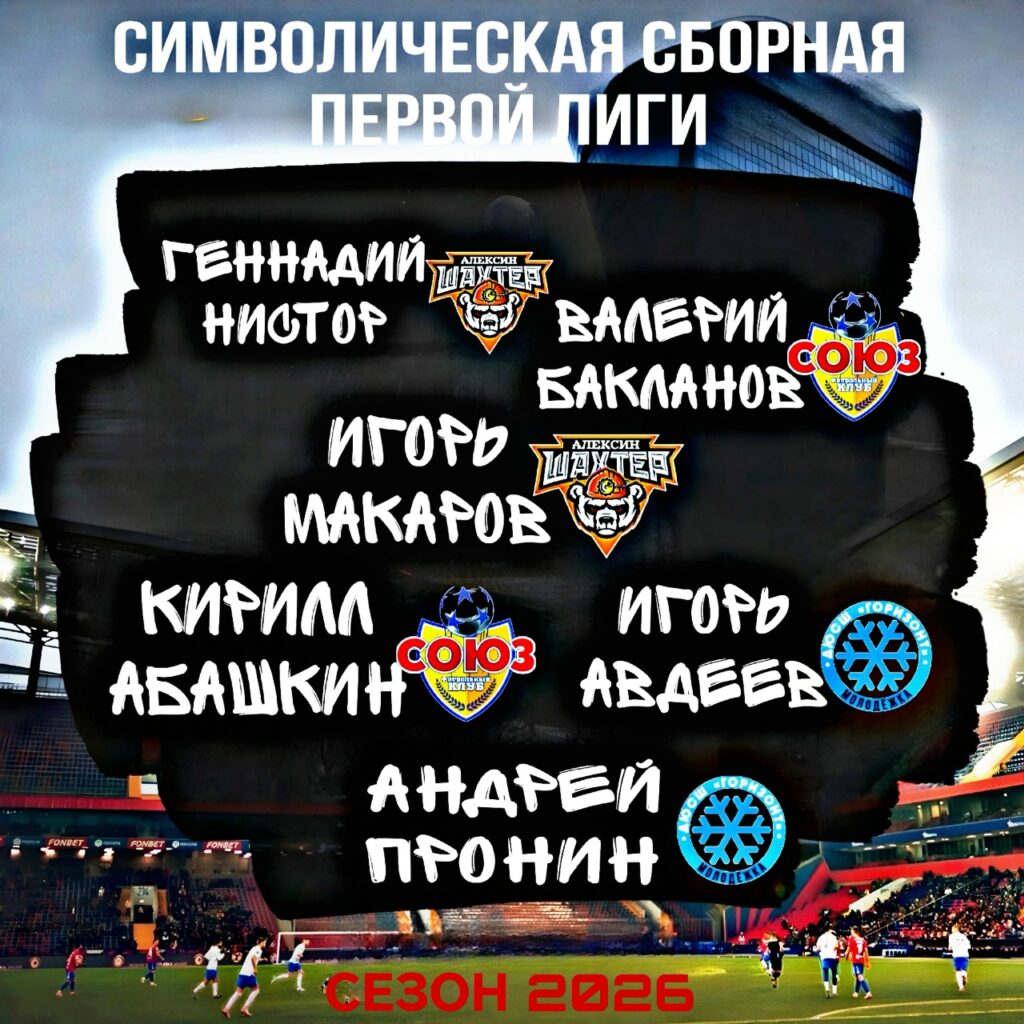 Символическая сборная финала Первой лиги летнего чемпионата АЛФ 2026 года