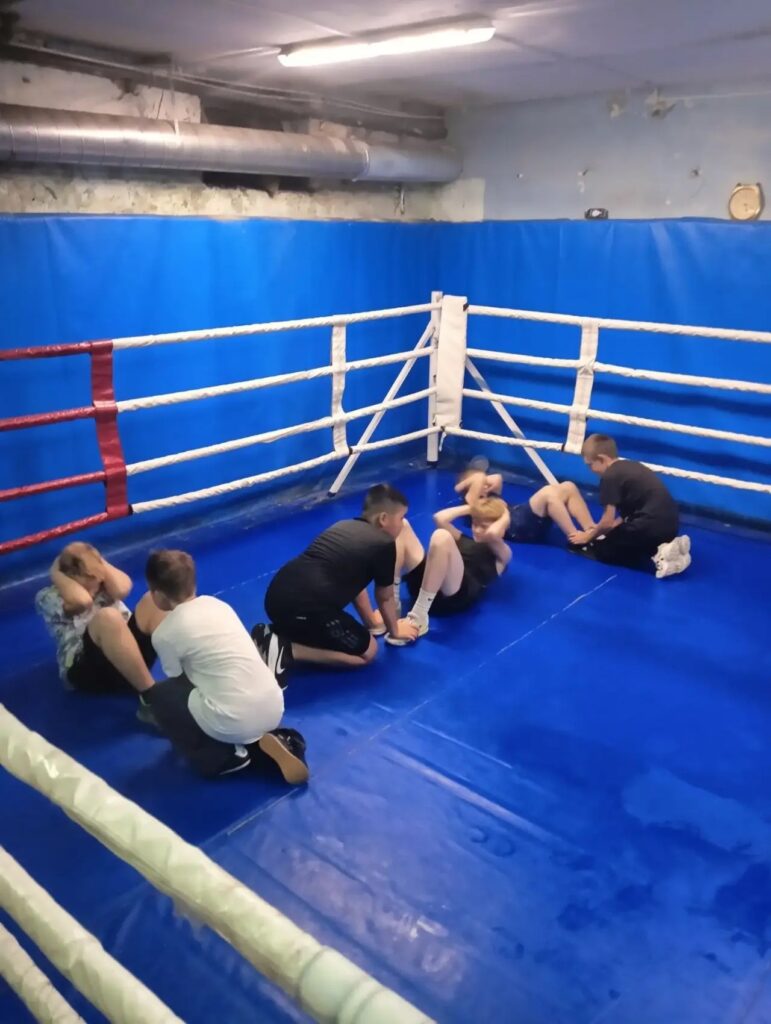 Учебно-тренировочное занятие по общей физической подготовке в секции бокса МБУ ДО ДЮСШ 3 «Атлет» г. Алексина