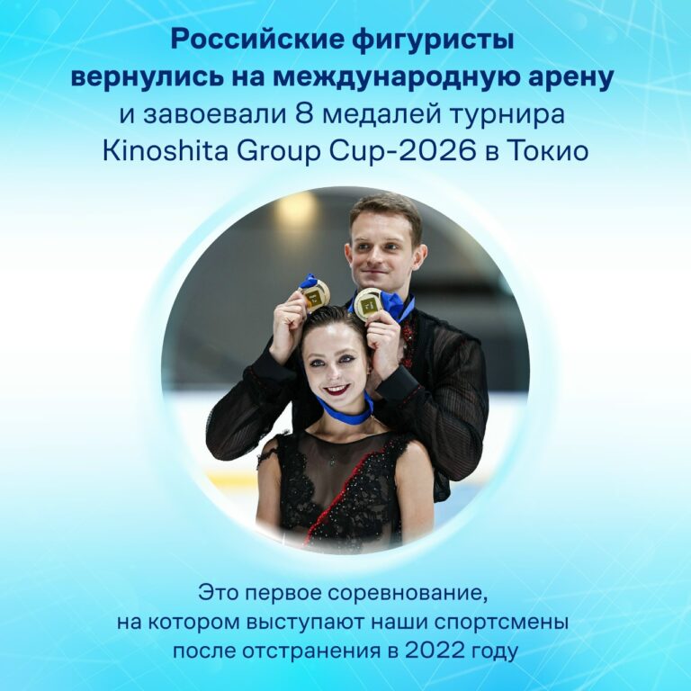 Российские фигуристы успешно выступили на Kinoshita Group Cup в Токио