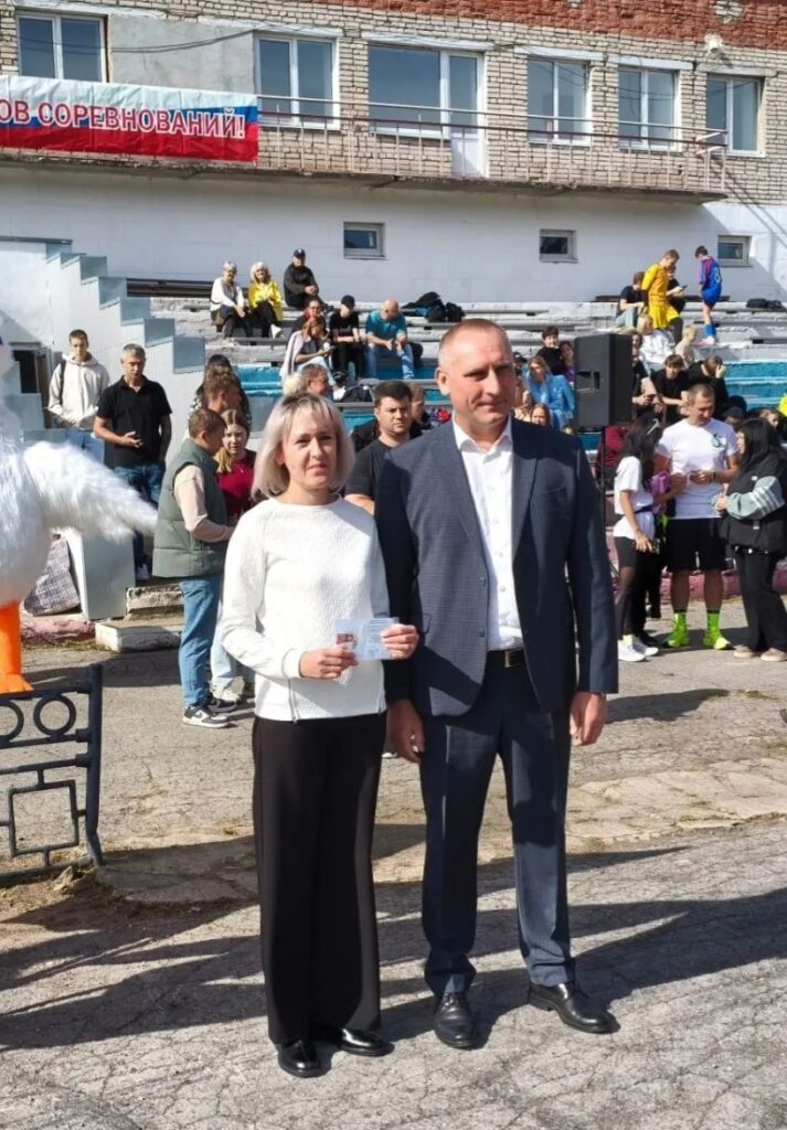 Вручение золотых знаков отличия ВФСК «ГТО» в Алексине в честь празднования Дня Тульской области