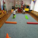 Спортивный праздник «Осенний марафон» для дошкольников в ДЮСШ №3