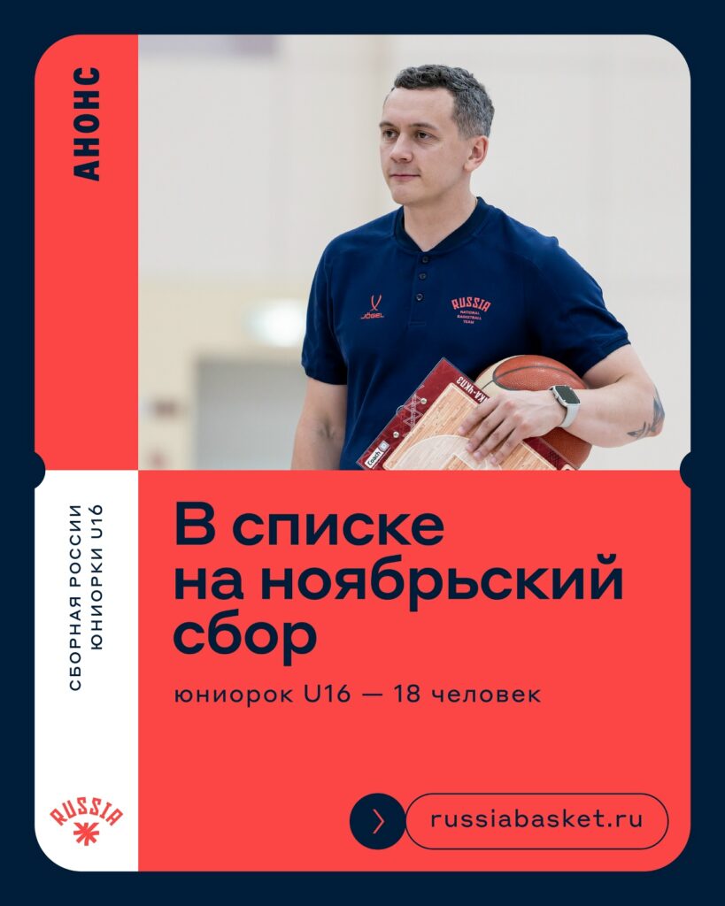 Юниорская сборная России U16 начинает подготовку к турниру памяти В. Н. Рыженкова