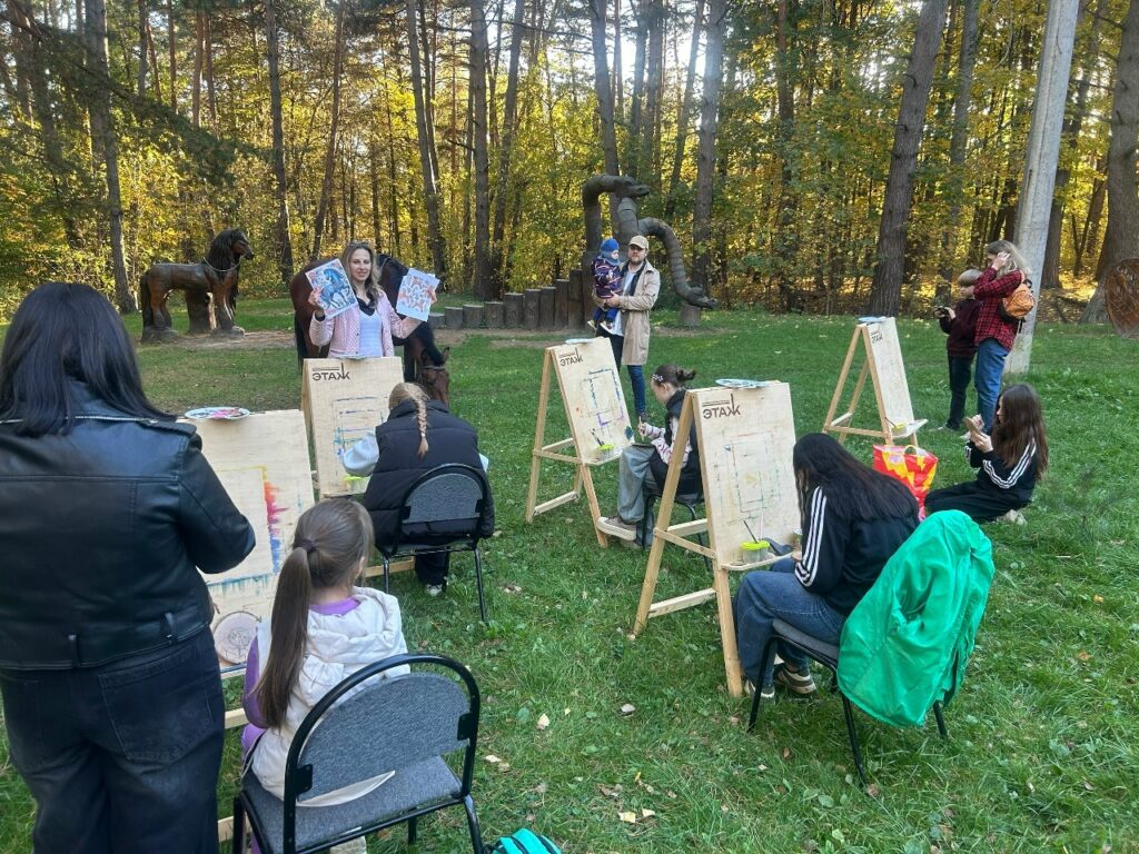 Мастер-класс по рисованию Орловских рысаков в парке «Жалка»