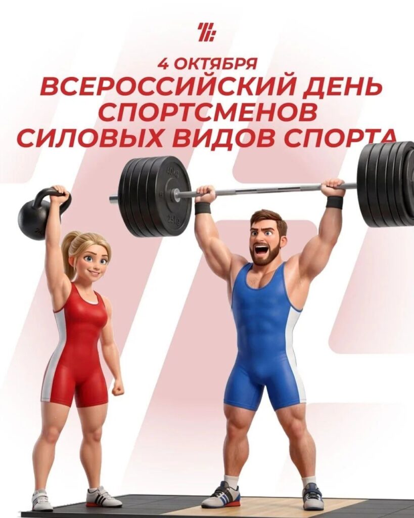 Поздравление с Днём спортсменов силовых видов спорта от Алексин Пауэрлифтинг ДЮСШ 3 «Атлет»