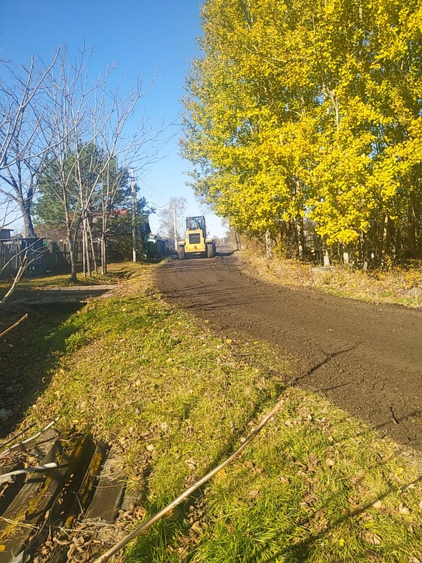 Продолжается ремонт дорог местного значения