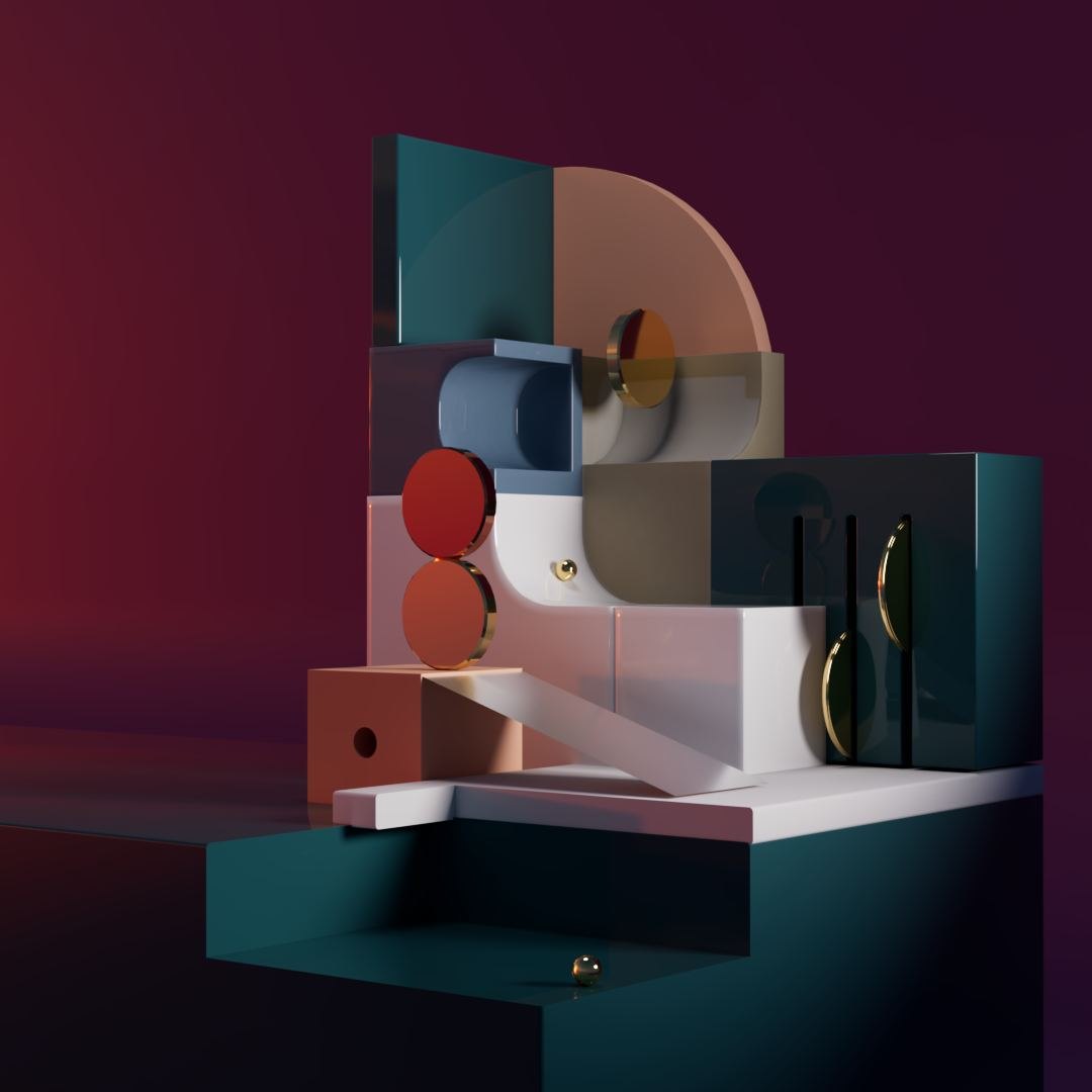 Still life, Cinema 4D and Redshift